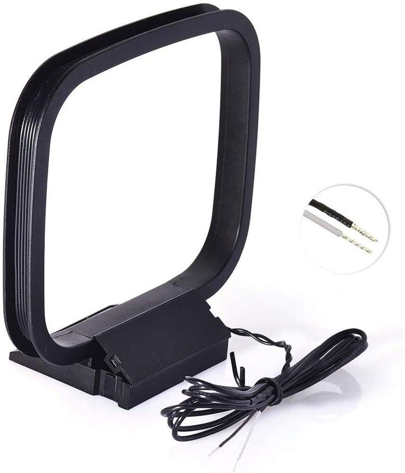 BINGFU FM Radio Dipole Antenna 75 Ohm Indoor AM Loop Antenna for Pioneer Onkyo Yamaha Marantz Indoor Bluetooth Home Stereo Receiver AV Audio Video Home Theater Receiver Tuner - Image 4