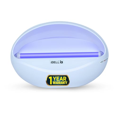 iBELL P100IK LED Fly Catcher & Insect Killer Machine with Sticky Trap, No Side Effects, Compact and Stylish Design for Home, Office and Restaurant (White) - Image 1