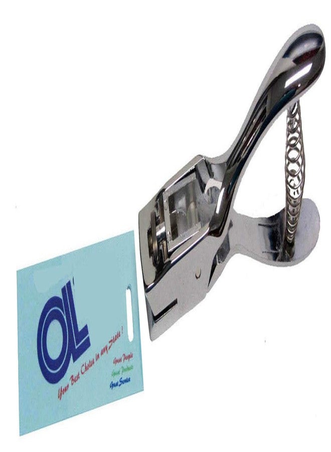 ميكوشوب مثقب ذو فتحة واحدة، 15 مم × 3 مم، لبطاقات الهوية، مثقب يدوي، علامة PVC، مقاس A2 - Image 1