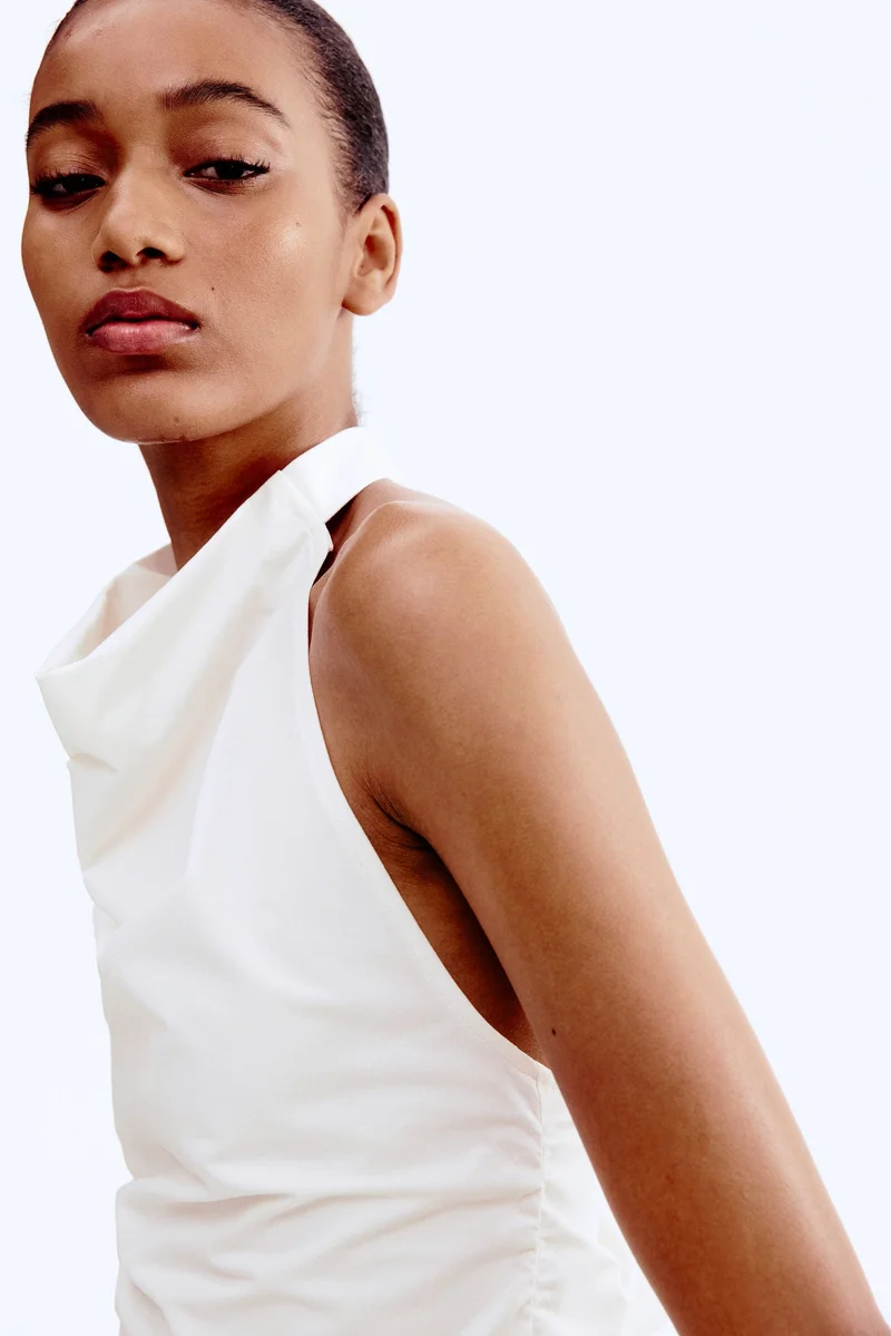 H&M Draped halterneck top