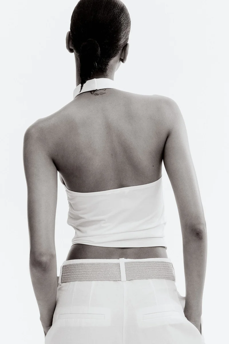 H&M Draped halterneck top