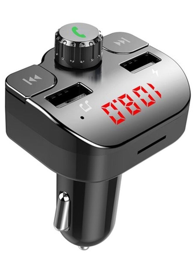 Multi-function Car Phone Charger FM Transmitter MP3 Music Player Adapter  - Image 1