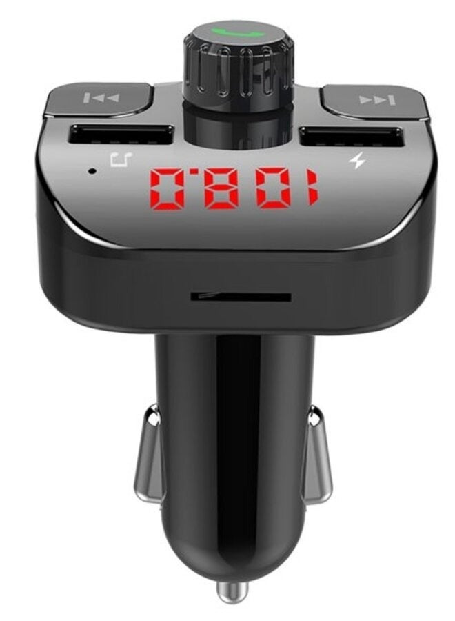 Multi-function Car Phone Charger FM Transmitter MP3 Music Player Adapter  - Image 2