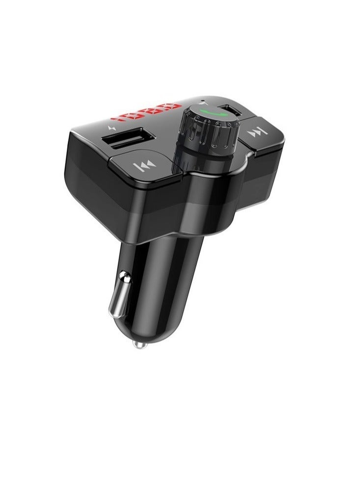 Multi-function Car Phone Charger FM Transmitter MP3 Music Player Adapter  - Image 4