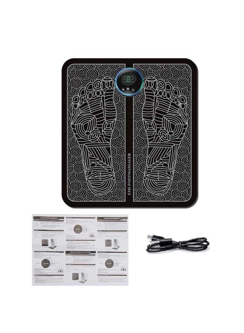 Loquat Foot Massage Brush Or Pillow Electric Pulse Method (Tens Ems) Stimulates The Foot Muscles And Relieves Pain There Are 6 Massage Modes And 9 Levels The Operating Method Is Free - Image 3