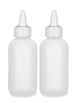 BRIGHTFROM BRIGHTFROM Twist Top Applicator Bottles, Squeeze 4 OZ Empty Plastic Bottles, Refillable, Open/Close Nozzle - Multi Purpose (Pack of 2)  - Image 1