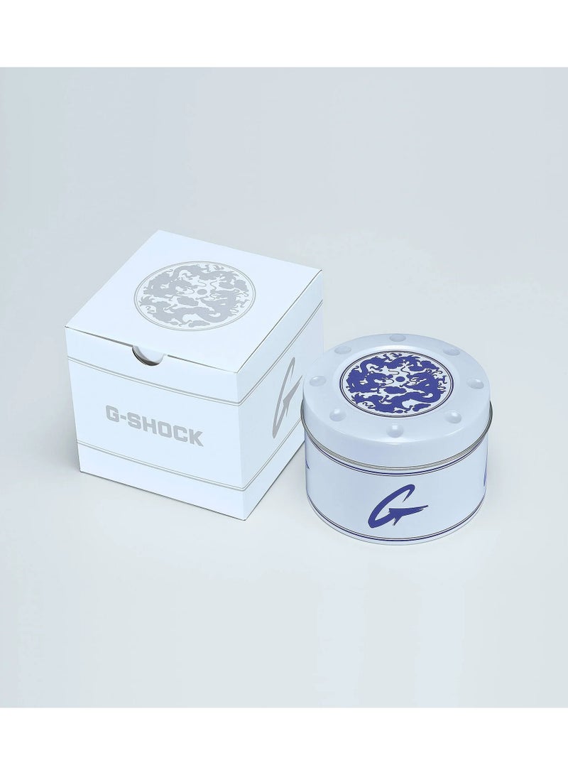 CASIO G-SHOCK Mens Blue White Porcelain Series Watch - DW-5600BWP-2DR - Image 4