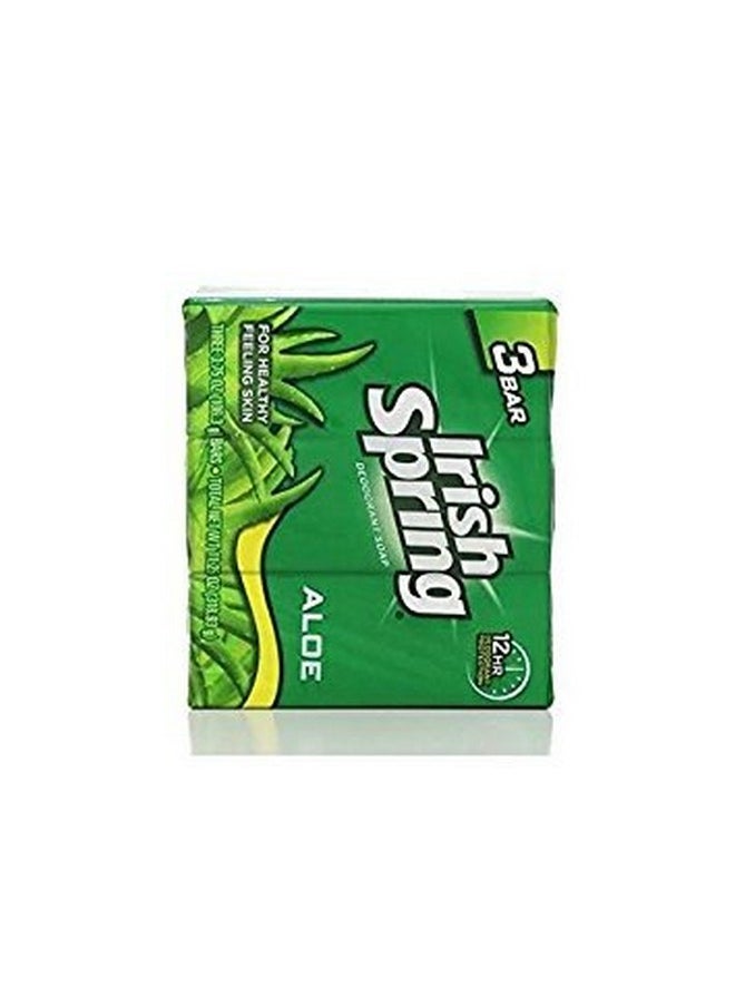 Irish Spring Irish Spring Deodorant Soap, Aloe, 3.75 oz (Pack of 3)  - Image 2