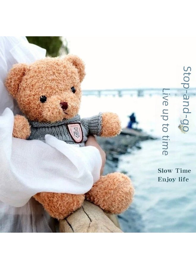 Generic - Claw Machine Dolls Toy/plushie For Kids Adults - Fun Arcade Game Play - Soft Stuffed Animal Toy Various Colors Available-Specifications:Curry Sweatshirt Bear-Color:50cm - Image 1