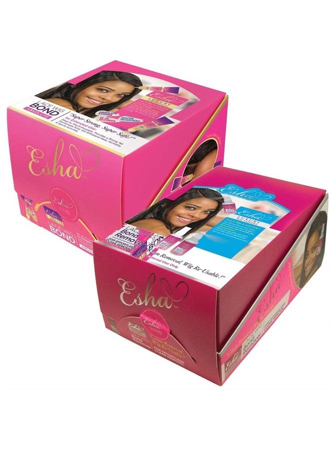 ESHA Lace Wig Adhesive Glue (Strong Hold) + Adhesive Remover Set - Image 4