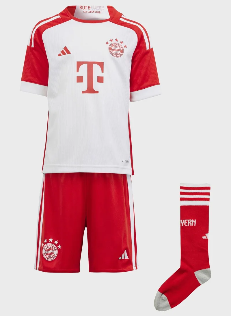 Adidas Fc Bayern 23/24 Home Mini Kit