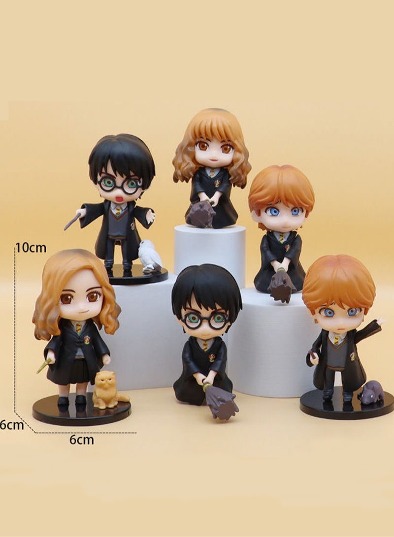 Harry Potter Anime Character Doll Blind Box Doll Hand-made Car Ornaments (Six Sets) - Image 2