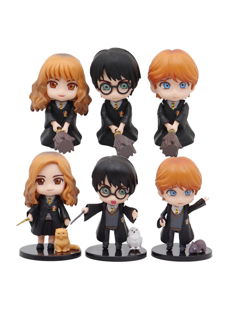 Harry Potter Anime Character Doll Blind Box Doll Hand-made Car Ornaments (Six Sets) - Image 1