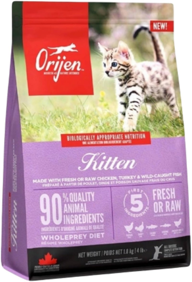 Kitten Dry Food Chicken Turkey Fish - 1.8 Kg