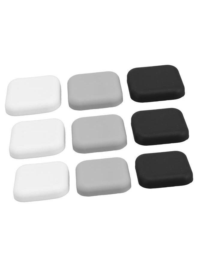 Thoraya 12PCS Door Handle Bumper Clear Self Adhesive Silicone Noise Damping Door Stopper Pad Wall Protector for Home Cabinet Office  - Image 4