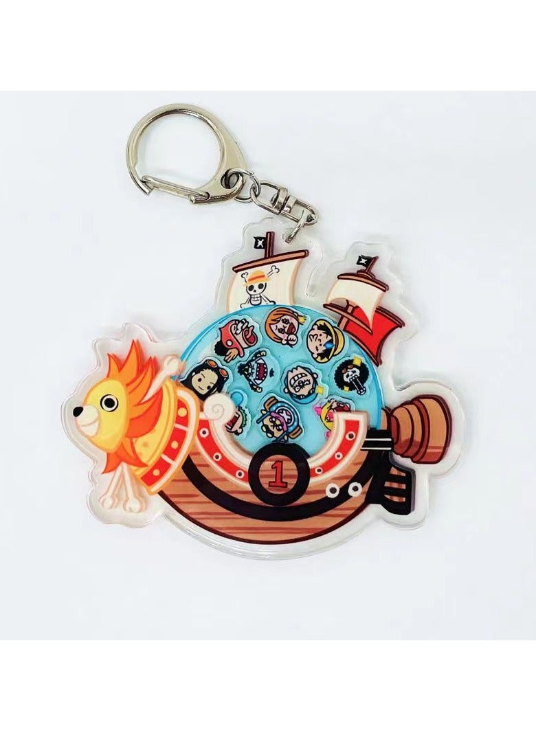 1-Piece Anime One Piece Creative Acrylic Keychain