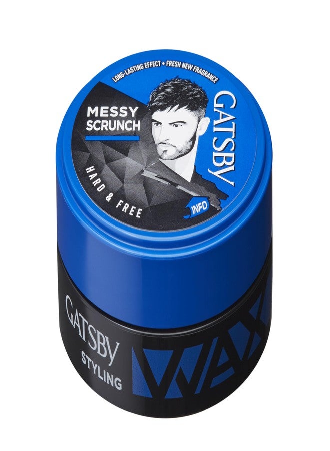 Gatsby Japan Hair Styling Wax 25gm (pack of 3) Hard & Free | for Messy Scrunch Style, Non Sticky, Anytime Re-Stylable & Easy Wash Off - Image 2