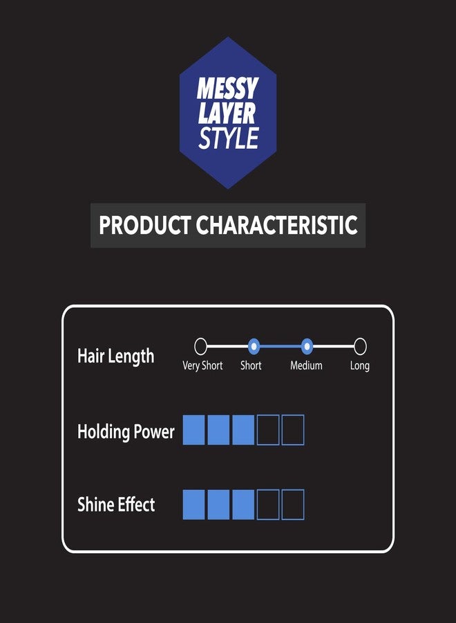 Gatsby Japan Hair Styling Wax 25gm (pack of 3) Hard & Free | for Messy Scrunch Style, Non Sticky, Anytime Re-Stylable & Easy Wash Off - Image 5