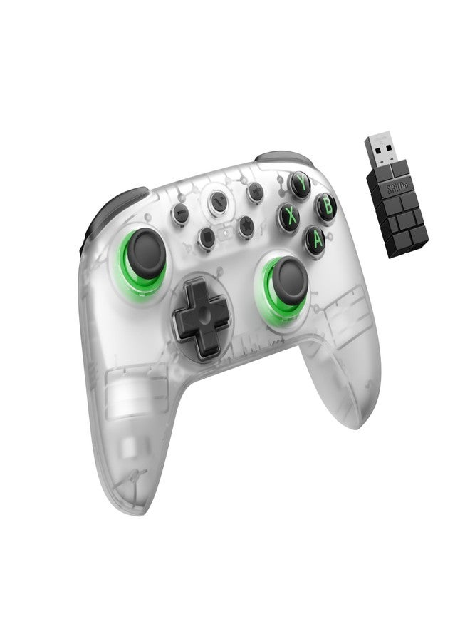 VITURE وحدة تحكم الألعاب اللاسلكية VITURE × 8BitDo Ultimate 2C بثلاثة أوضاع، تُعلق حول الرقبة، متوافقة مع أندرويد وويندوز | تصميم مشابه لإكس بوكس | عصي تحكم بتقنية هول إفكت | أزرار تحكم خطية | إمكانية تعيين L4/R4 | سلكية، بلوتوث، و2.4 جيجا هرتز - Image 1