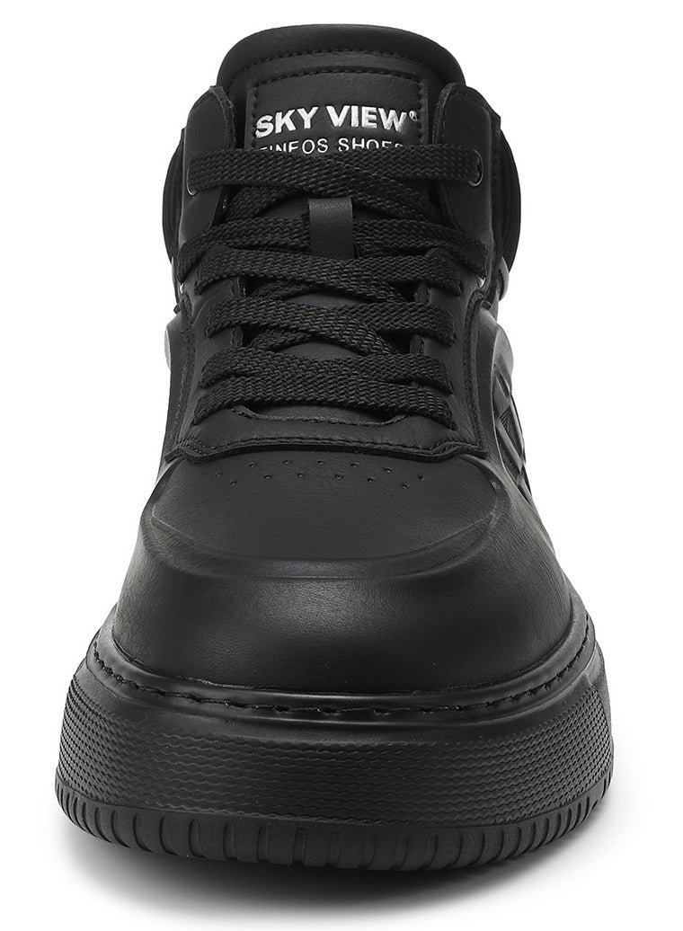 Sky View Men's Fashion Casual Sneakers Lace Up Walking Shoes Non Slip Ideal for Business Casual Indoor Outdoor Breathable, Stylish,Soft sole  Lightweight & Comfortable Shoes - Image 3