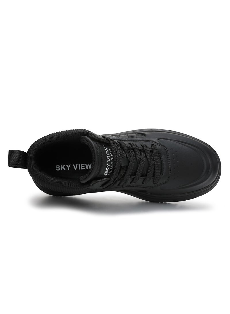 Sky View Men's Fashion Casual Sneakers Lace Up Walking Shoes Non Slip Ideal for Business Casual Indoor Outdoor Breathable, Stylish,Soft sole  Lightweight & Comfortable Shoes - Image 5