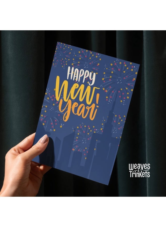 Weaves & Trinkets New Year Greeting Card – with Envelope – Weaves & Trinkets - Image 2