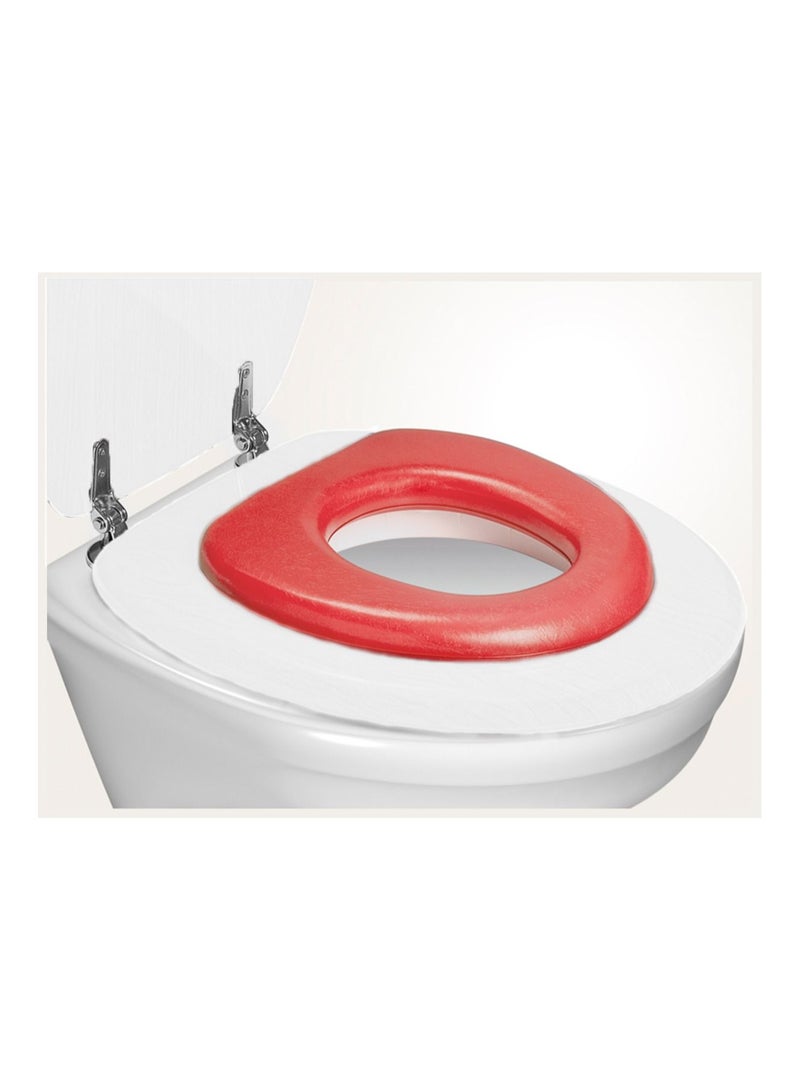 REER Soft Toilet Seat Insert for Children, Padded, Soft and Comfortable Seat, Non-Slip, Red  - Image 1