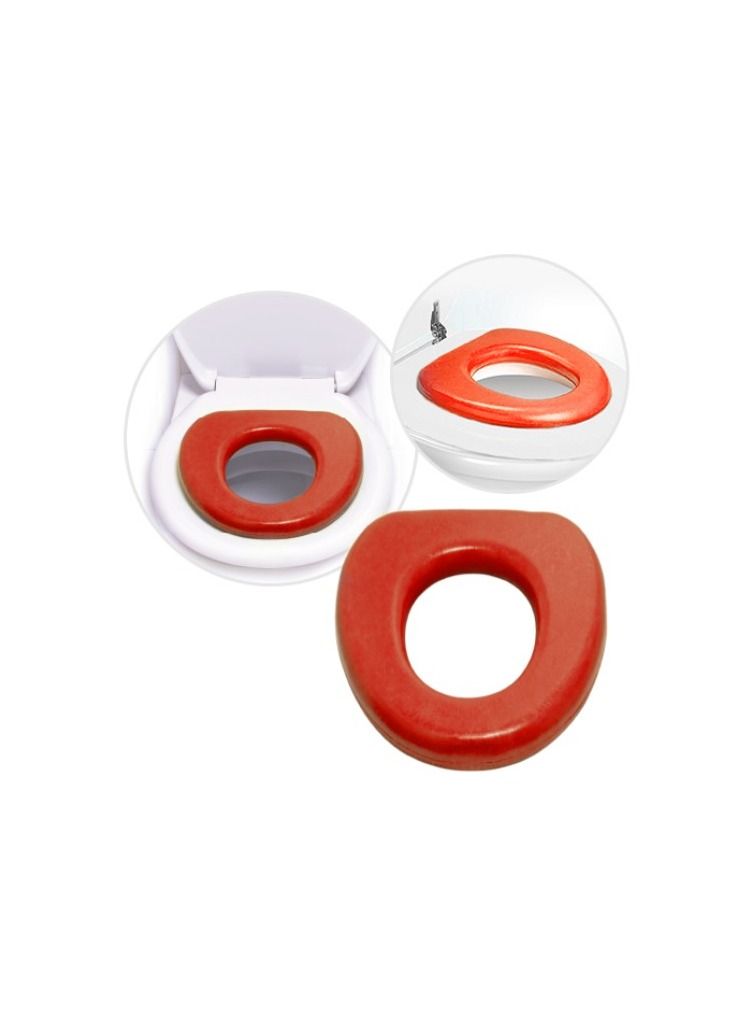 REER Soft Toilet Seat Insert for Children, Padded, Soft and Comfortable Seat, Non-Slip, Red  - Image 3