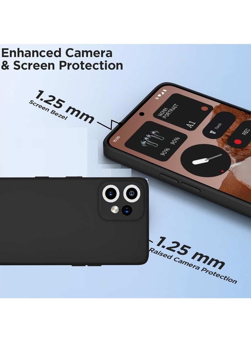 Muzz Nothing CMF Phone 2 Pro Back Cover | Matte Soft Silicon Flexible | Camera Bump Protection | All Side Shock Proof Rubberised Back Case Cover for Nothing CMF Phone 2 Pro - Image 5