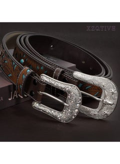 Women Men Genuine Leather Belt Vintage Ladies Western Belt Engraved Tooled Leather Belt Cowboy Cowgirl Country Belt - pzsku/Z5DBC5EC0FD53C51B42EEZ/45/_/1735567158/e51a3bf6-c6c5-4b33-962a-aefa3859ed03