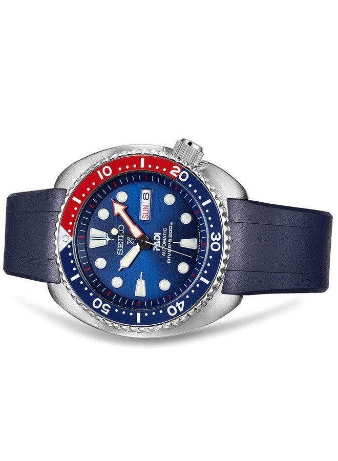 Crafter Blue سوار ساعة مطاطي أزرق من كرافتير، مقاس 22 مم، ذو طرف منحني، موديل CB08، مناسب لساعات سيكو تيرتل بروسبكس الأوتوماتيكية للغوص، موديلات SRP773، SRP775، SRP777، SRP779، SBDY013، SBDY015، SBDY017، SBDY021، SBDY027، وغيرها، لون برتقالي. - Image 4