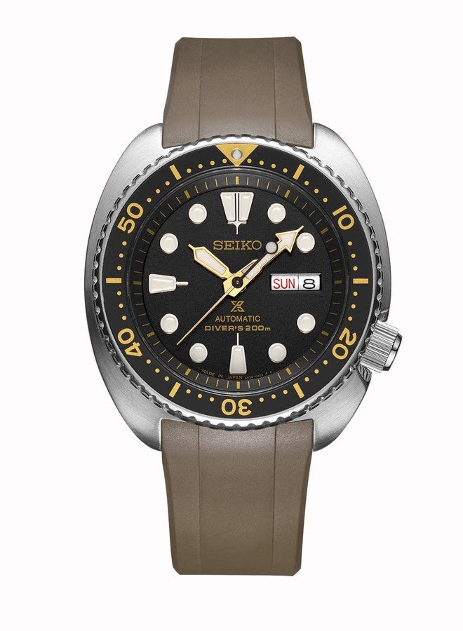 Crafter Blue سوار ساعة مطاطي أزرق من كرافتير، مقاس 22 مم، ذو طرف منحني، موديل CB08، مناسب لساعات سيكو تيرتل بروسبكس الأوتوماتيكية للغوص، موديلات SRP773، SRP775، SRP777، SRP779، SBDY013، SBDY015، SBDY017، SBDY021، SBDY027، وغيرها، لون برتقالي. - Image 3