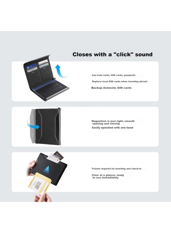 Mark Ryden Passport And Doent Card Holder Multifunctional Anti-theft Ticket Shoulder Crossbody Bag Mr604 - Image 2