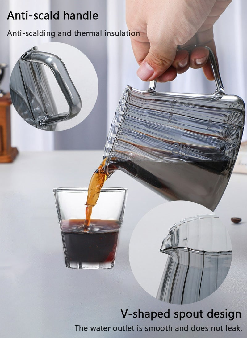 شويوين مجموعة ادوات تقطير القهوة V60، طقم قهوة 10 قطع  محمول باليد - Image 4