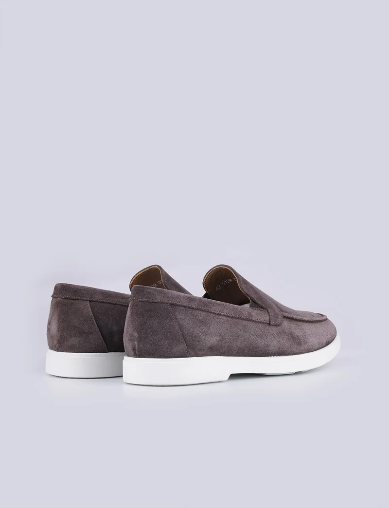 Cabani Leather Brown Suede Men's Casual Shoes