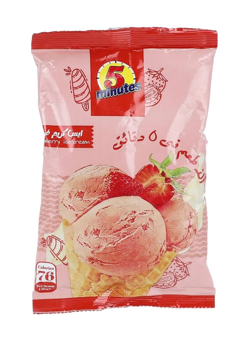 5 minutes Strawberry Ice Cream Mix 200g 