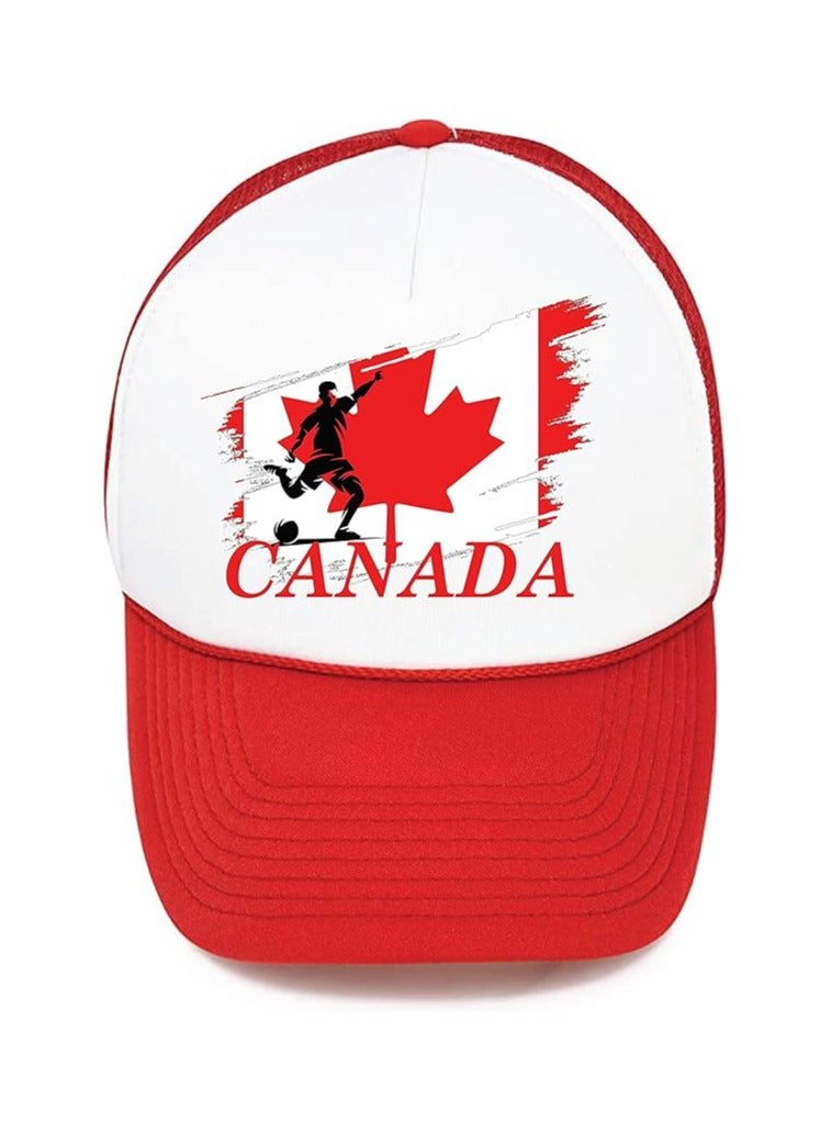 Canada Sports Cap With Adjustment Plastic Snap Closure For Men And Women - Image 1