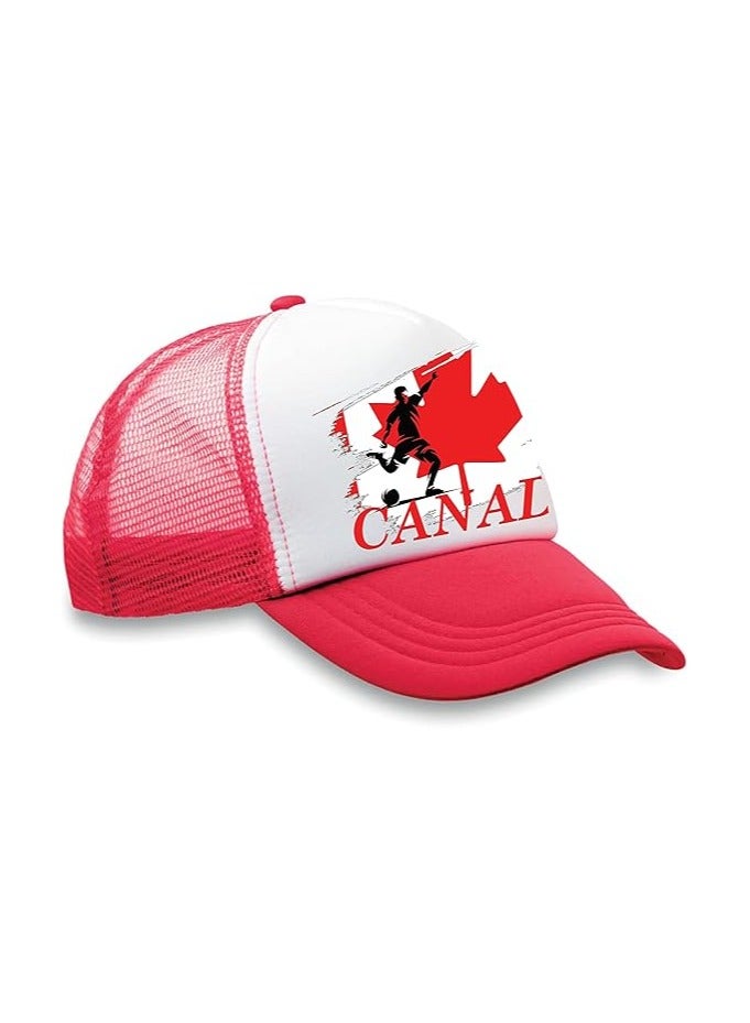 Canada Sports Cap With Adjustment Plastic Snap Closure For Men And Women - Image 2