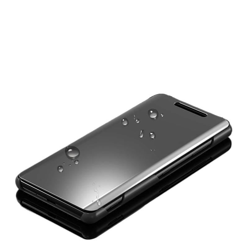 BB Plastic Protective Case for iPhone 11 Pro Max with Drop Protection and Electroplated Mirror Finish plus Shockproof plus Flip Cover Design in Silver - Image 3