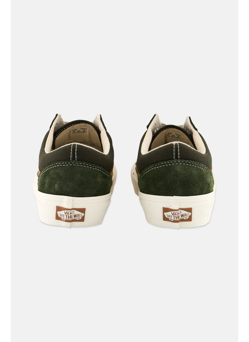 VANS Men Old Skool V2 Lace Up Casual Shoes, Green  - Image 3