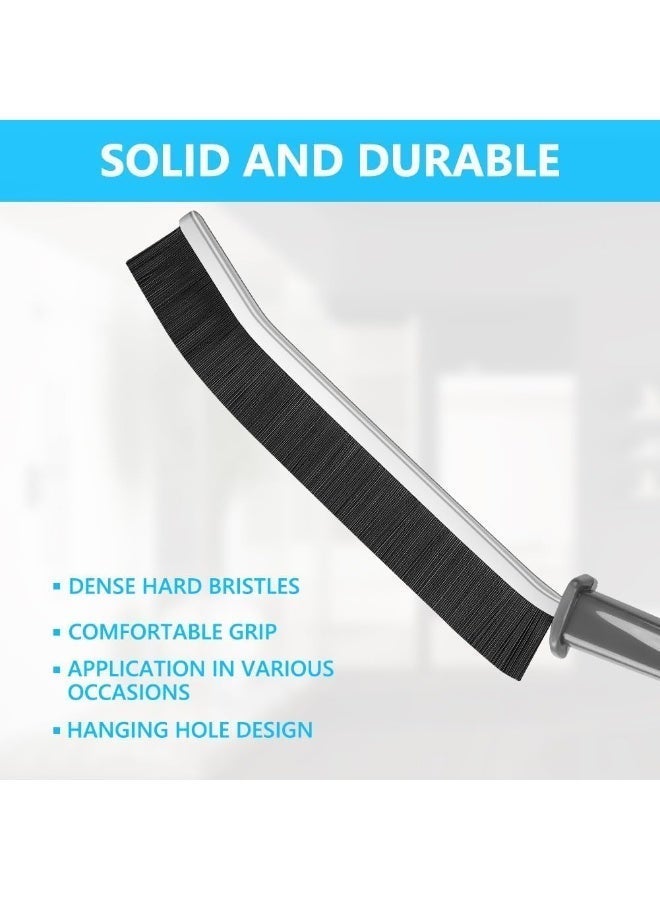 2Pcs Gap Cleaning Brush, Hard Bristle Brush for Cleaning, Crevice Cleaning Tool Multifunctional Brushes for Household Use, Household Cleaning Tool Small Cleaning Brush for Shutter Door Window - Image 5