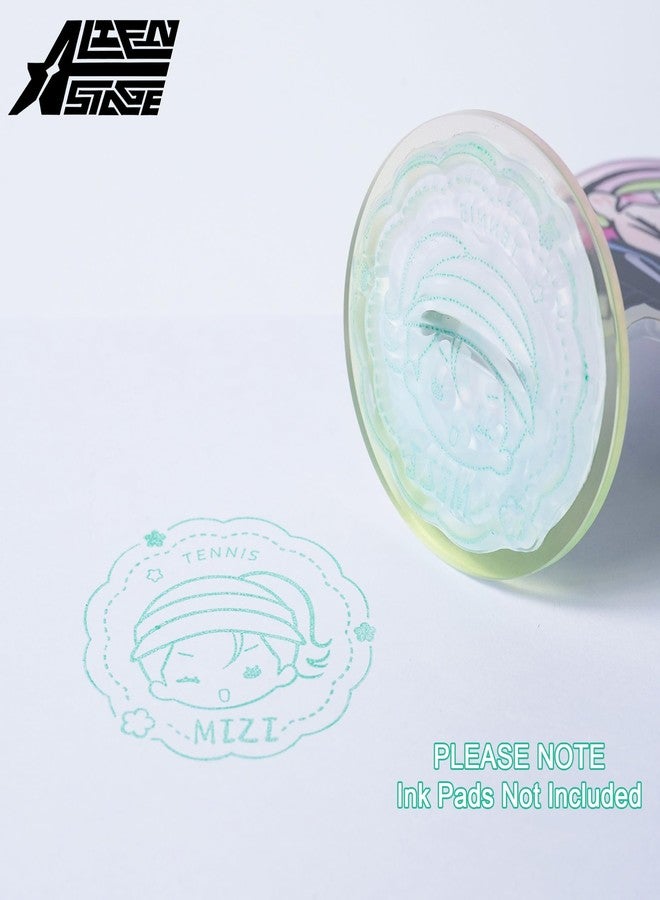 YJacuing Alien Stage Passion Love Series Acrylic Stand Stamp, Official ALNST 3rd Anniversary Collectible Anime Merch (Ivan) - Image 2