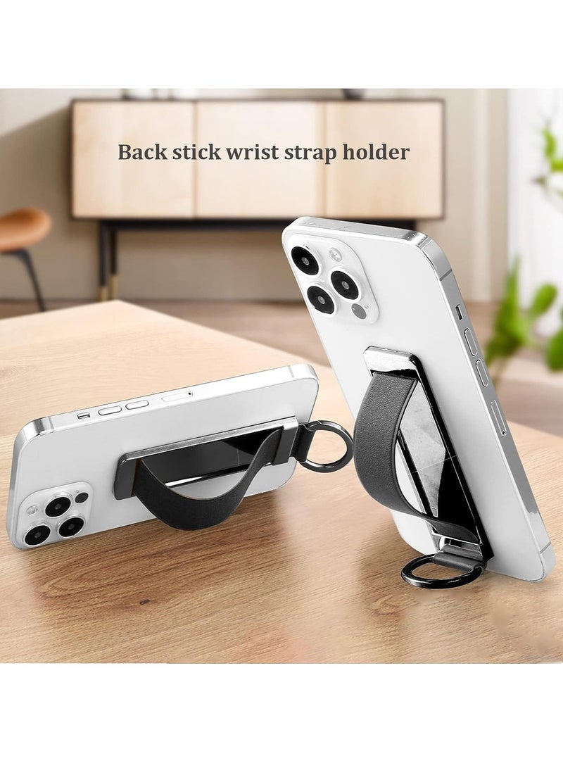 1 Pack Black Phone Holder for Hand Phone Grips for Back of Phone Phone Finger Holder Cell Phone Strap Holder for Hand Cell Phone Hand Holder Grip - Image 3