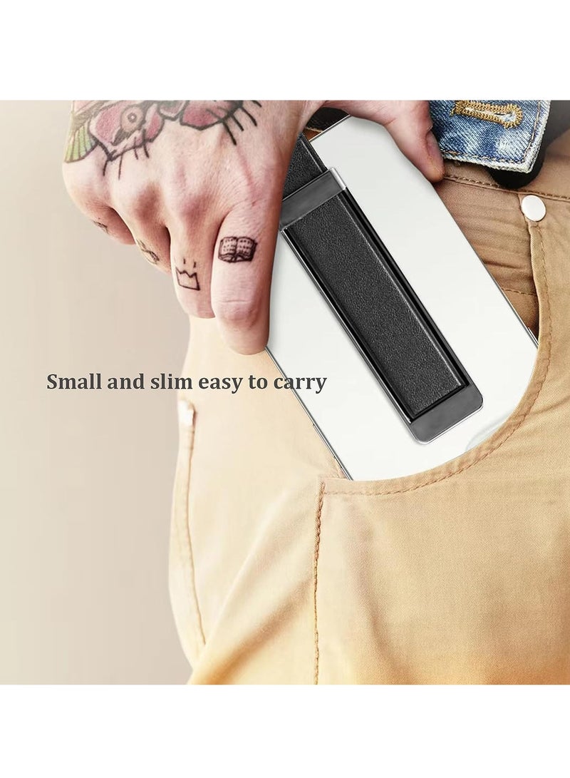 1 Pack Black Phone Holder for Hand Phone Grips for Back of Phone Phone Finger Holder Cell Phone Strap Holder for Hand Cell Phone Hand Holder Grip - Image 2