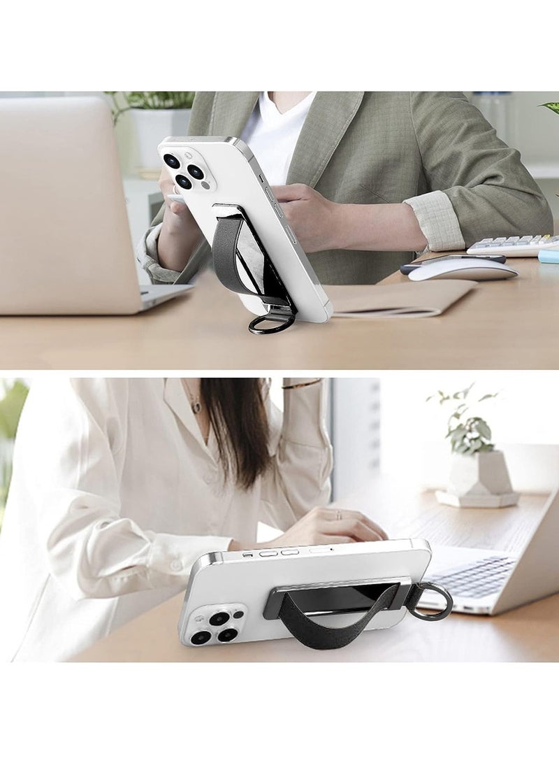 1 Pack Black Phone Holder for Hand Phone Grips for Back of Phone Phone Finger Holder Cell Phone Strap Holder for Hand Cell Phone Hand Holder Grip - Image 5