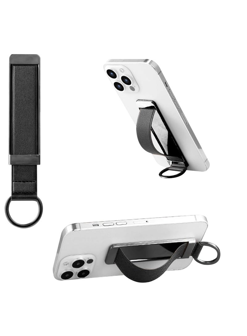 1 Pack Black Phone Holder for Hand Phone Grips for Back of Phone Phone Finger Holder Cell Phone Strap Holder for Hand Cell Phone Hand Holder Grip - Image 1