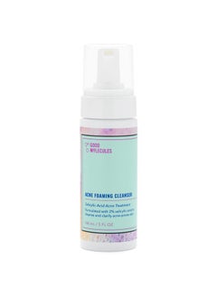 GOOD MOLECULES Ood Molecules Acne Foaming Cleanser 148Ml/5Oz Foam Face Wash With Salicylic Acid Bha To Fight Breakouts And Blemishes Clarifying Exfoliating Skin Care For Face With Aloe And Witch Hazel  - Image 2