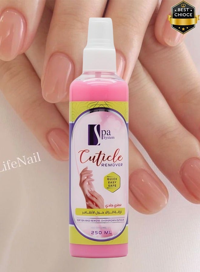 Spa System 6 Pieces Cuticle Remover Quick Easy And Safe 250ml - Image 2