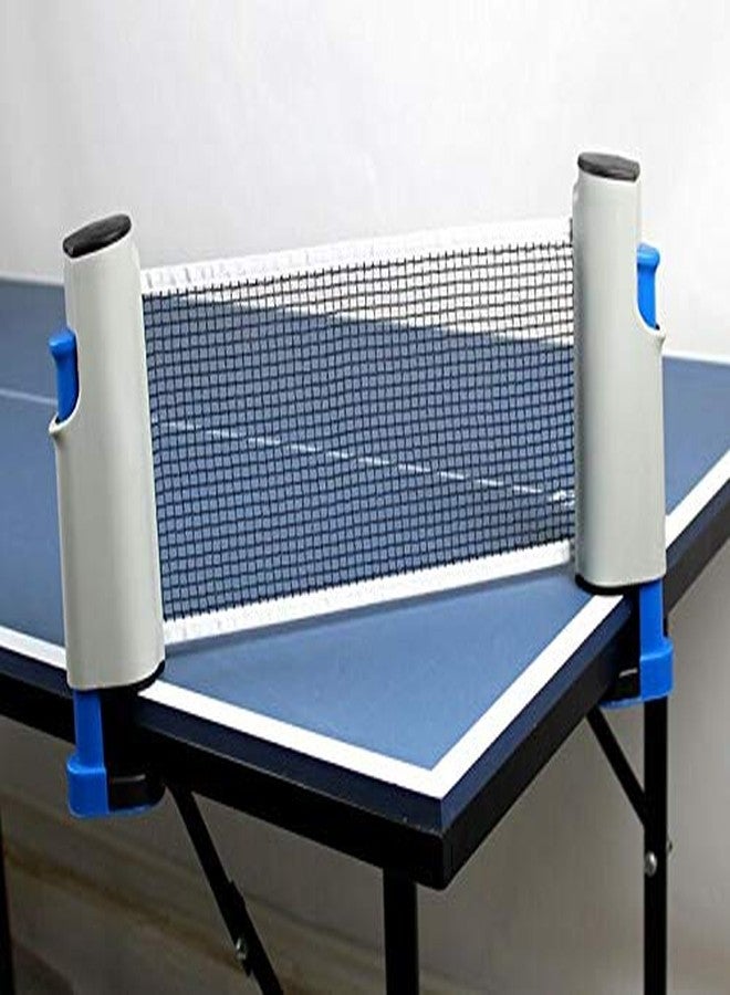 Tima Table Tennis Set with Two Racket with Three 40+ ABS Balls and One Retractable Table Tennis Net with Push Clamps - TT Net Set for 72 inch Table Tennis Board | Portable and Foldable Net Set - Image 3