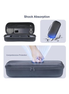 Anmi 2 Pcs Carrying Case Kit Compatible for PlayStation 5 Portal Remote Player PS5 Portal Portable Hard Shell Bag with Screen Protector PS5 Full Protective Cover PS5 Travel Storage Accessories（Black）  - Image 5
